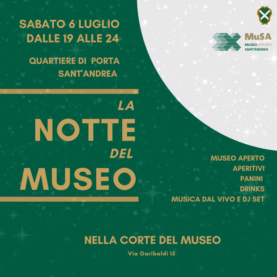 A SANT’ANDREA ARRIVA “LA NOTTE DEL MUSEO”